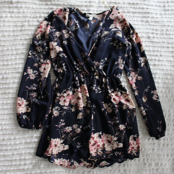 a'gaci Pants - Blossom Surplice Romper